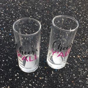 Two shot glasses, 2.50 oz
